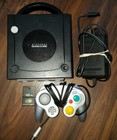 Nintendo GameCube Console, Controller, Memory Card Black Bundled