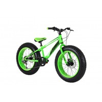 Sonic Bulk 20" Wheel Fat Tyre Boys Bike - Black/Green