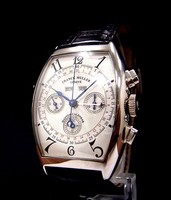 FRANCK MULLER 18K WEISSGOLD MASTER CALENDAR MAGNUM CHRONOGRAPH VP: 45000 Euro