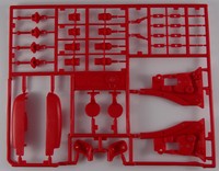 Pocher 1:8 Spiegel Tankdeckel etc Ferrari F40 Testarossa Baugruppe D neu rot L9