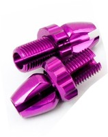 Blank BMX Bremshebel-Stellschrauben Paar M10 -lila-