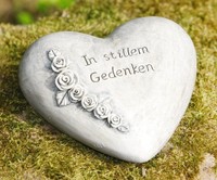 Deko Herz Little Rose, Grabschmuck, Grabherz