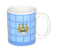 Original FC Manchester City Kaffee-Tasse Keramik-Becher Coffee Mug NEU