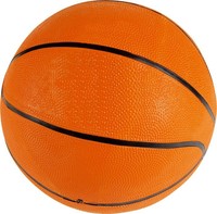 Spielball Virginia Outdoor Street Basketball Rubber ohne Pumpe Größe 7 orange