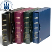 Leuchtturm Münzalbum Ringbinder Grande CLASSIC-DESIGN INKL. SCHUTZKASSETTE