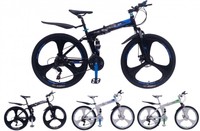 26" ZOLL MOUNTAINBIKE KLAPPRAD MTB SCHEIBENBREMSEN MAG WHEELS 21 GANG SHIMANO 