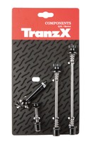 Fahrrad Schnellspanner SET Tranz X  V.rrad und  H.rad und Sattelstütze  schwarz