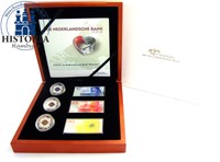 Niederlande 3 x 5 Euro 2014 PP: 200 J. Niederländische Bank  Prestige Satz