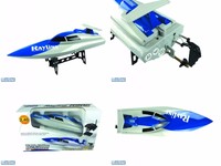 RC Speedboot Rennboot Boot Rayline R902 Tiger-Shark -28 km/h 2.4 GHz 