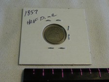1857 Seated Liberty Half Dime