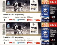 THW Kiel - SC Magdeburg 2 Sitzplätze 4. Rang