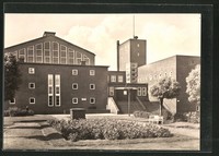 tolle AK Luckenwalde, Blick zum Stadtbad 
