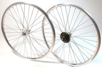 Laufradsatz Schürmann 28 Zoll VR + HR Inkl. Shimano Kranz 28" Laufrad V-Profil