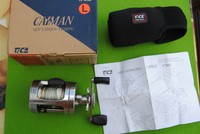 Tica Caiman CT 201 Baitcast Multirolle linkshand, Angelrolle