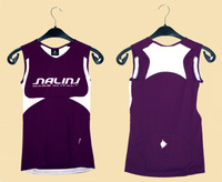 Nalini PRO Damen Rad-Trikot IDICE Tank Lady | sportlicher Schnitt | Lila/weiss