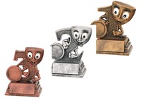 Trophäe Kinder-Pokal  "1-2-3-neutral" inkl.Beschriftung und Emblem .