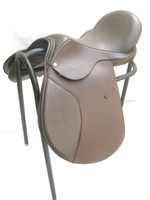 Neue Entwurf  Baumloser Sattel Braun Vielseitigkeit Springen(VSS) mit Zubehör 