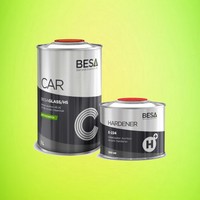 BESA 1,5 Liter Set 2K Klarlack und Härter für Autolack (leichte Verarbeitung)