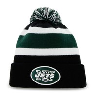 NFL Wollmütze/Wintermütze NEW YORK JETS black Breakaway cuffed knit hat Pommel
