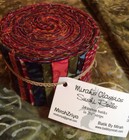 Batik by Mirah Classics Sushi Jelly Roll 2.5" Strips Jewel Tone Fabric Bundle 24