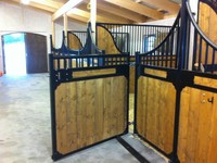 Pferdeboxen  Pferdestall Frontwand Vorderfront Baron