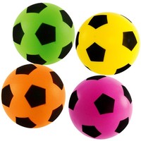 Softball, Fußball, Spielball für Kinder, Ball 20 cm bunt, Weicher Ball