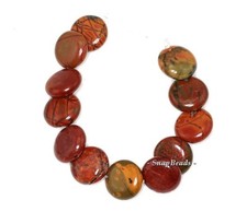 10Mm Picasso Jasper Gemstone Loose Beads Pendant Set 12 Beads