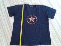 Herren T-Shirt von Flash Lights Gr. L dunkelblau orange