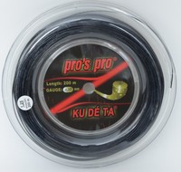NEUHEIT: 200m Pros Pro KUDETA 1,25mm schwarz (0,15€/lfd. m)  - Tennissaite