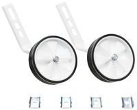 bike*star Stützräder für 30.5 - 40.6cm (12 - 16 Zoll) Kinderfahrräder - Weiß