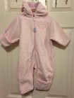 lands end baby fleece bunting infant girls snowsuit 3-6mo NWT 3 - 6 MO