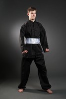 ORKANSPORTS Kung Fu Anzug Tai Chi Anzug schwarz Kinder Herren Damen