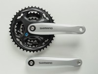 Shimano Kurbelgarnitur  FC-M 311 170mm 7/8 fach ohne KSS silber  42/32/22 