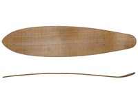 Wooden Toys - Flexo - Super Flex Kicktail Longboard Deck 38.0" x 8.5" Inch