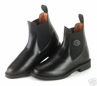 Reitstiefeletten, Stiefeletten Gr. 38, aus echtem Leder