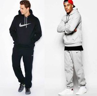 Nike Logo Swoosh Sweat Fleece Suit Jogginganzug Sport Trainings Anzug Chill NEU