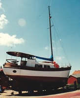 Boot, Holzkutter, Motorsegler, Traditionskutter