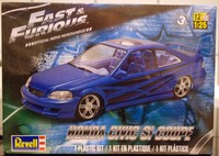 1997 Honda Civic Si Coupe Fast & Furious, 1:25, Revell 4331