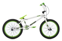 20" BMX BIKE FREESTYLE FAHRRAD RAD TWENTYINCH WEISS-GRÜN 642B