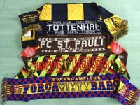 Fanschal 5 Stück im Paket BvB Tottenham St. Pauli Barcelona Arsenal Fanschals
