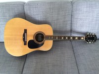 vintage Epiphone 6830 akustische Gitarre Dreadnought 1970/1971 vintage Case 70s