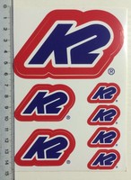 Aufkleber/Sticker: K2 Ski Wintersport  (040216120)