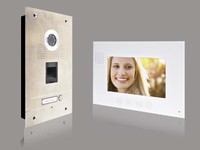 Fingerprint Türsprechanlage 7'' Monitor Gegensprechanlage Video Bildspeicher