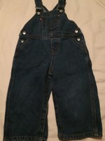 Levi's Blue Denim Long Overalls Size 18 Months Outfit 