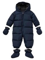 Baby Gap NWT Navy Blue Warmest Snowsuit Snow Down 0 3 6 9 12 18 24 Months