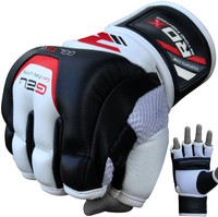 RDX MMA Handschuhe TGX-01W,Freefight Grappling UFC Handschuhe,LEDER -- DHL