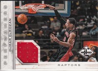 2012-13 LIMITED PERFORMERS MATERIALS #30 DEMAR DEROZAN /199