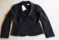 C.M. Designer Hosenanzug von best connections Gr. 40 schwarz/Nadelstr. (°2014)