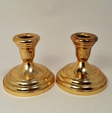 New listing
Pair F B Rogers Silverplate Gold Tone Candle Holders Candle Sticks
