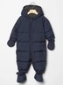 Baby Gap NWT Navy Blue Warmest Snowsuit Snow Down 0 3 6 9 12 18 24 Outwear NEW